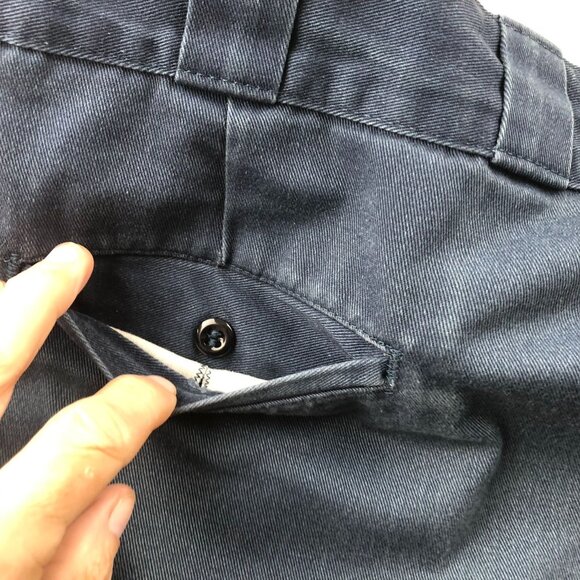 Dickies Men's Work Pants Size 48x29 Blue Workwear Straight Leg Classic Casual - Picture 10 of 13